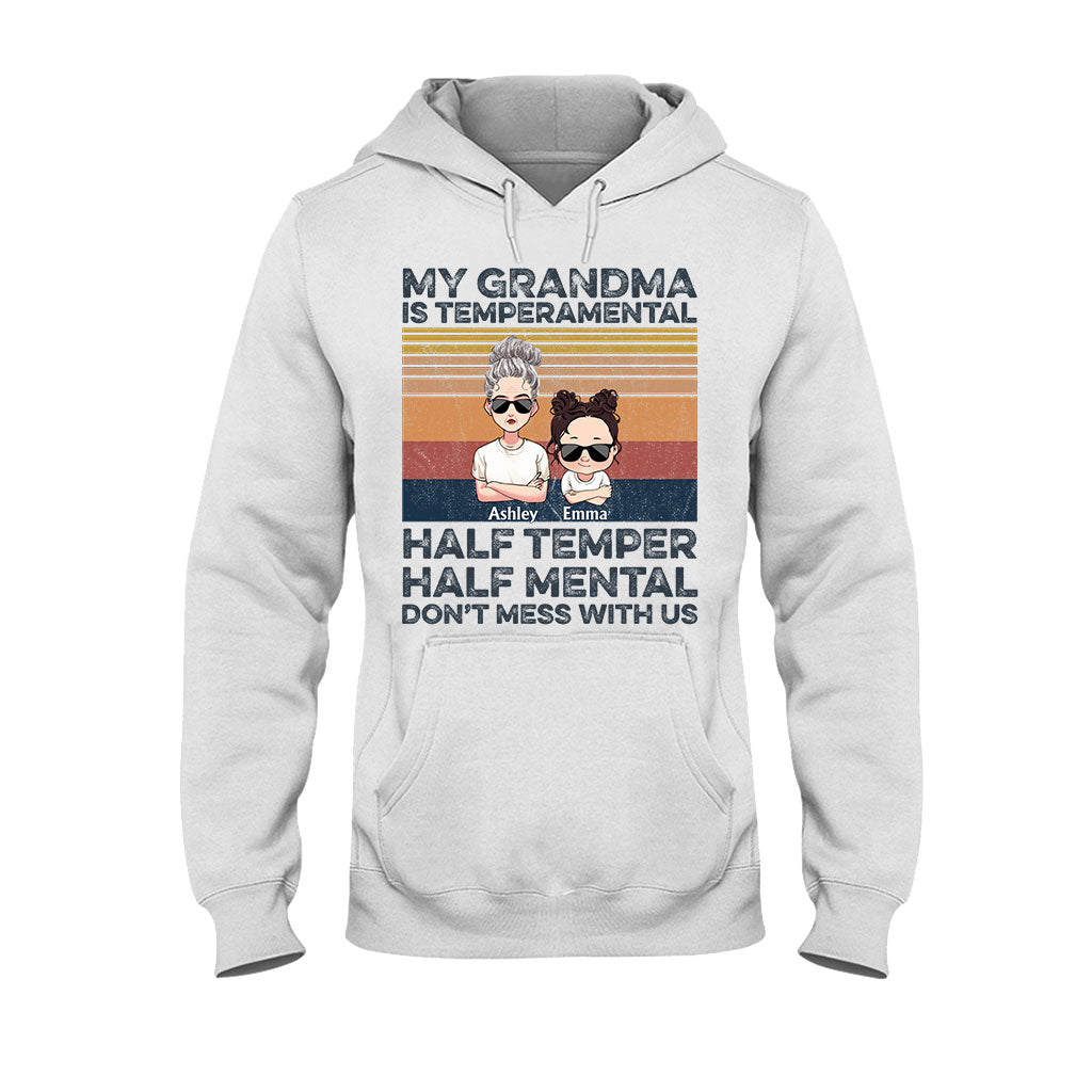 Ma grand-mère a un caractère difficile - T-shirt et sweat à capuche personnalisés pour la fête des mères