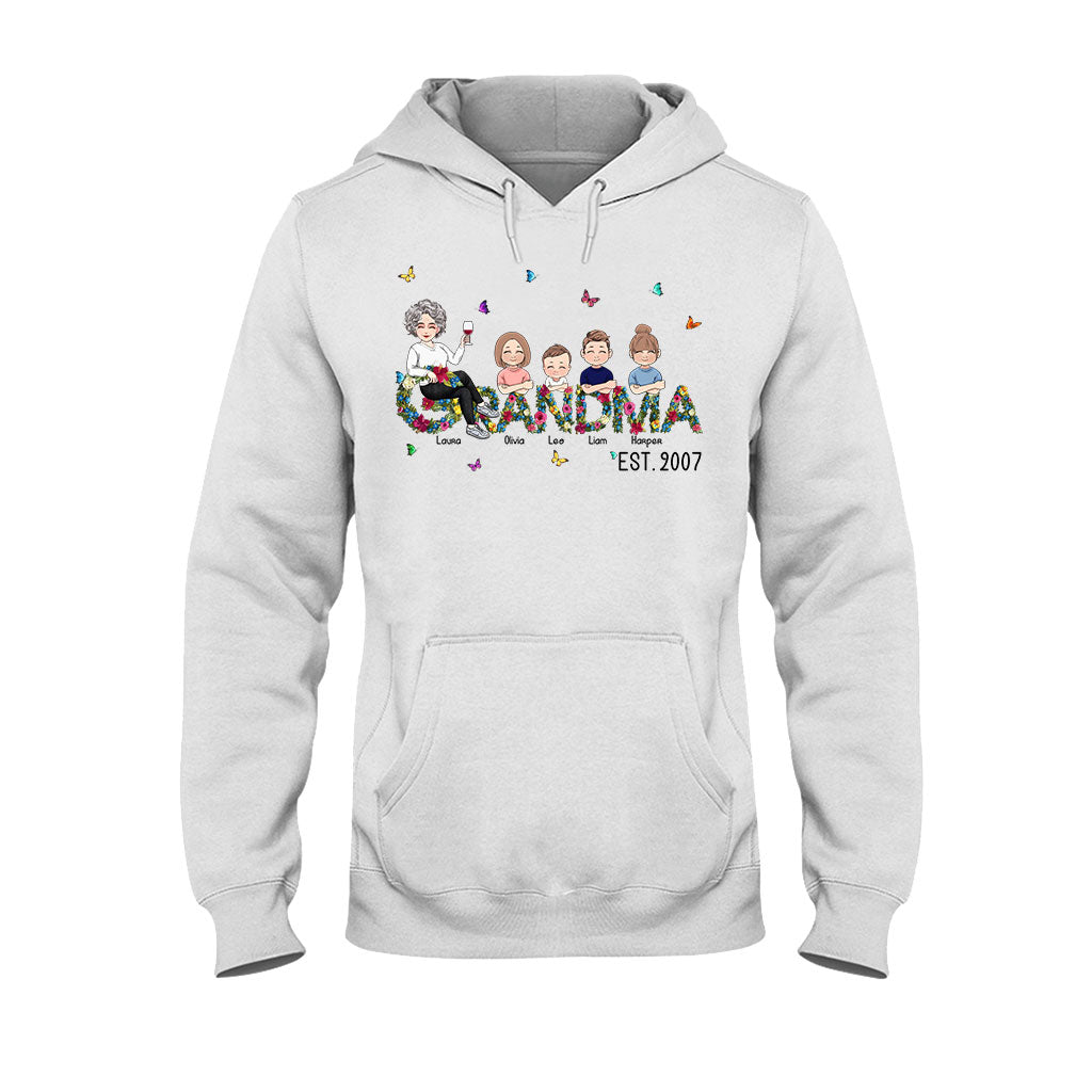 Grand-mère depuis toujours - T-shirt et sweat à capuche personnalisés pour la fête des mères