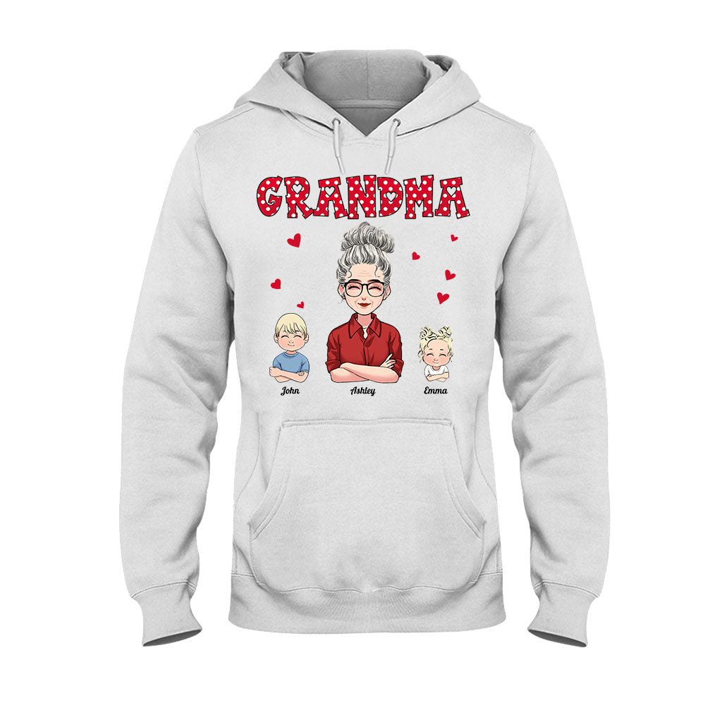 Grand-mère/Mère et Enfants - T-shirt et sweat à capuche personnalisés pour la fête des mères