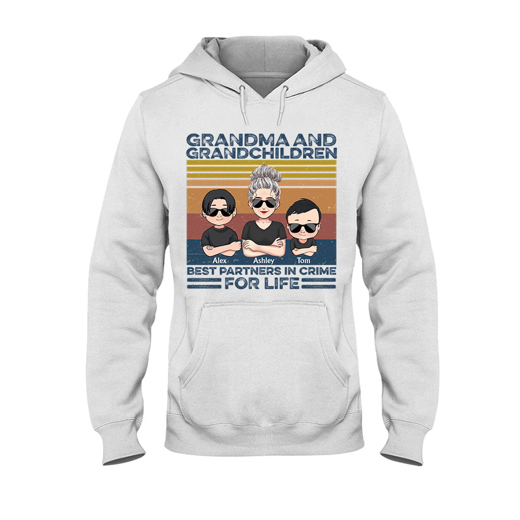 Grandma And Grandchildren - Personalized Mother's Day Grandma T-shirt and Hoodie