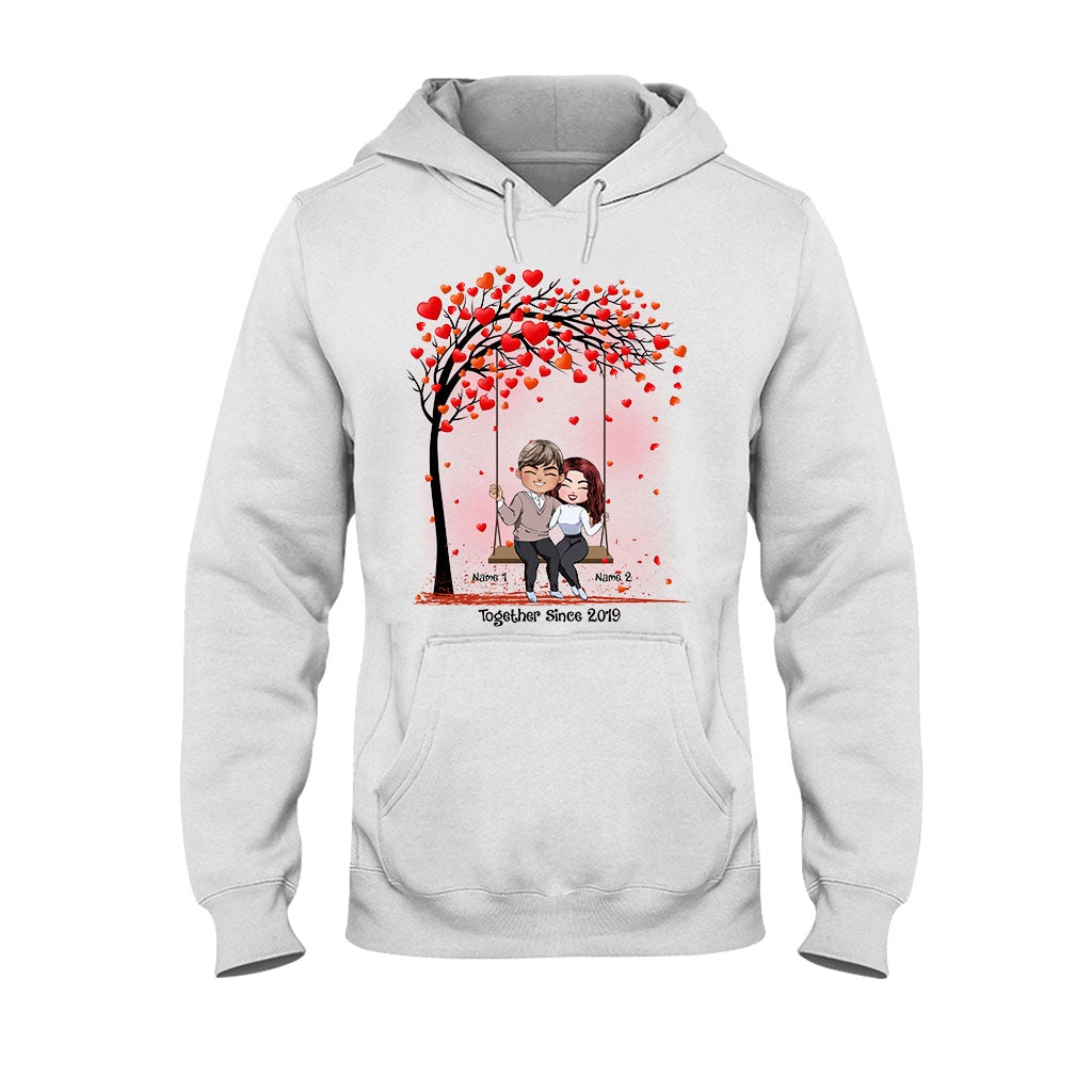 Ensemble - T-shirt et sweat à capuche personnalisés pour couples