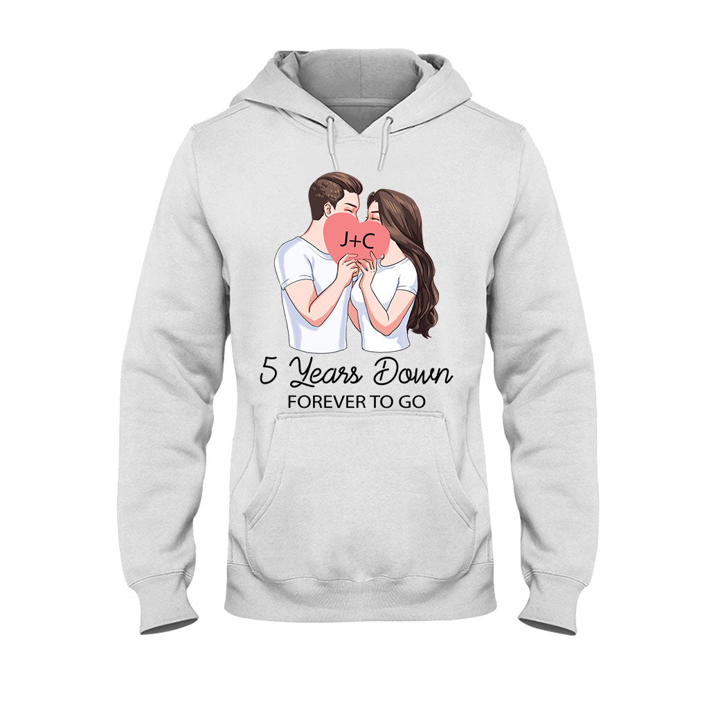 Pour toujours ensemble - T-shirt et sweat à capuche personnalisés pour couples