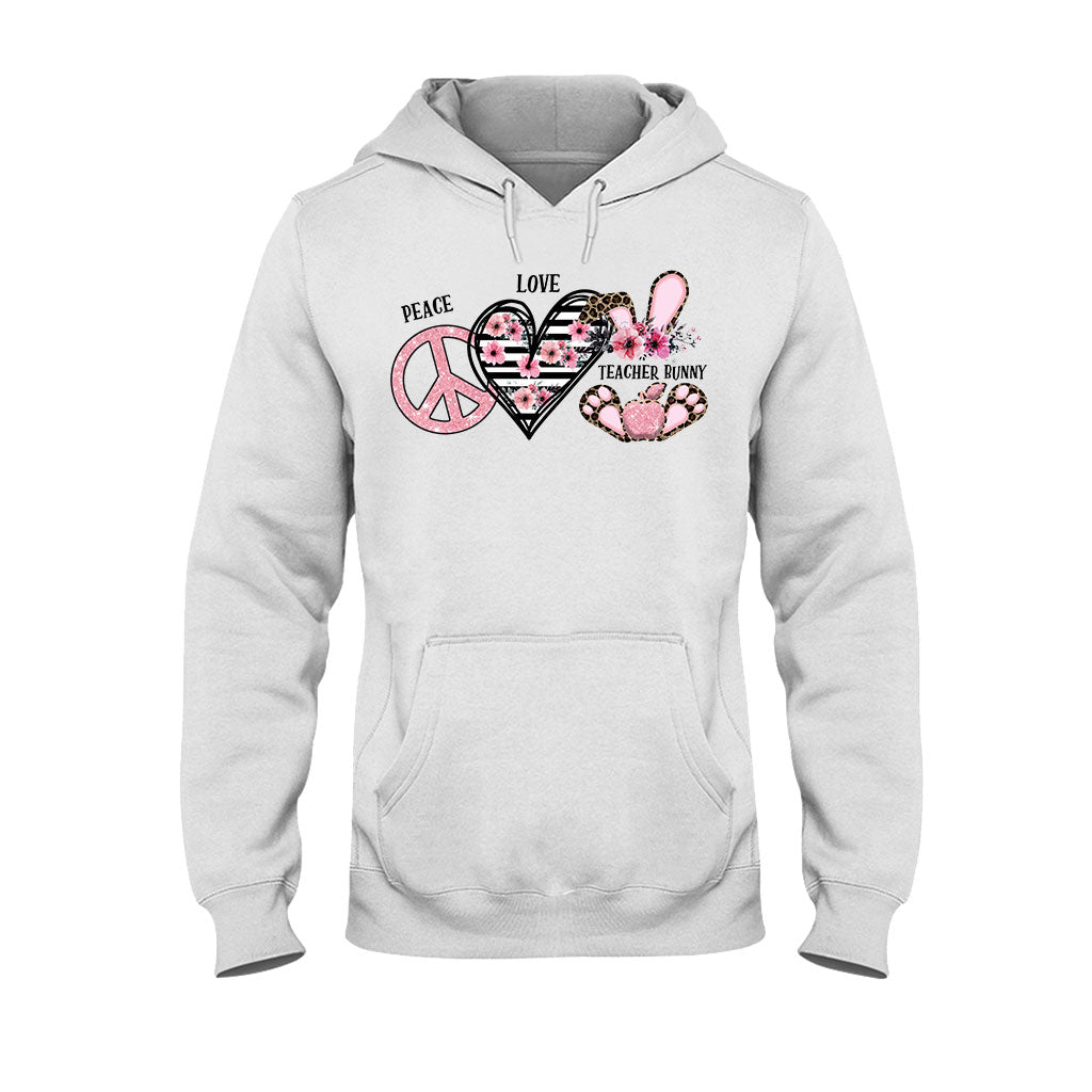 T-shirt et sweat à capuche personnalisés « Paix, Amour, Un Professeur Hip »