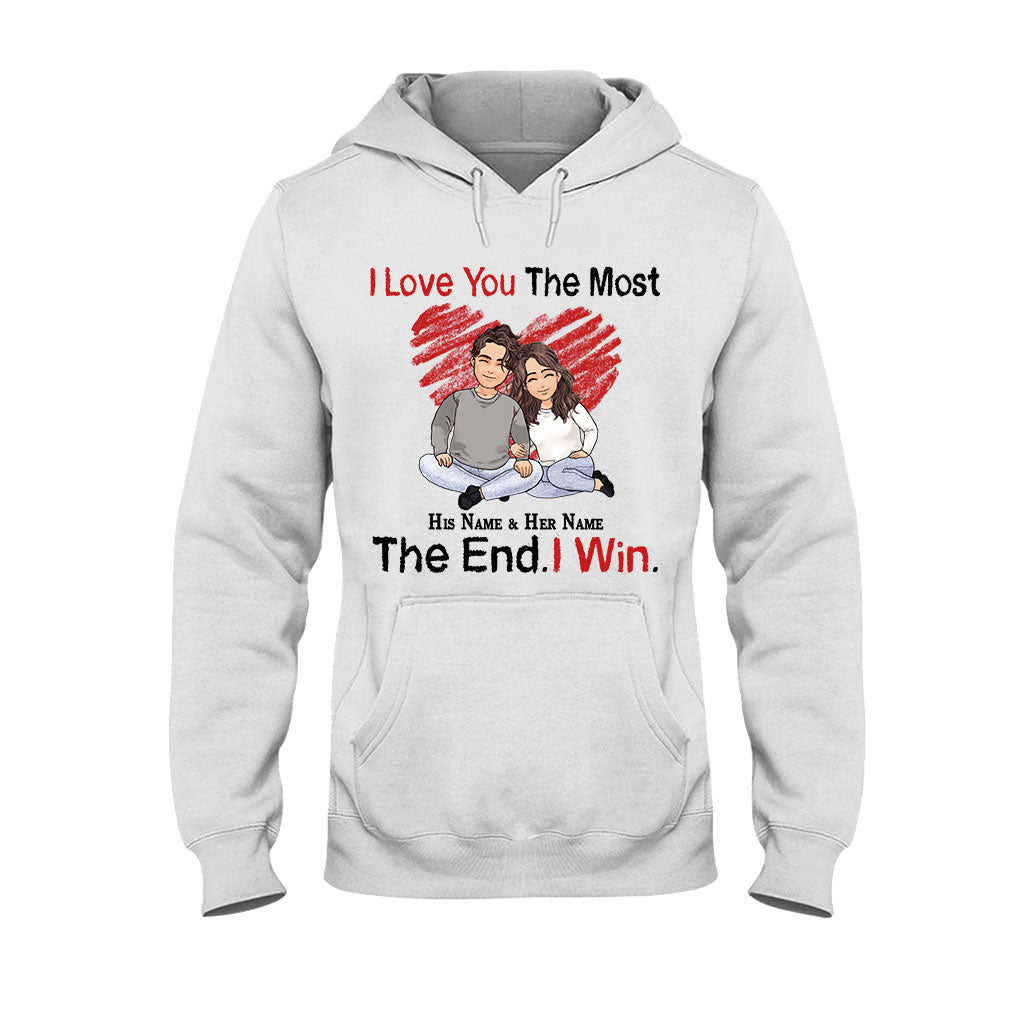 I Love You The Most - Personalized Couple T-shirt and Hoodie
