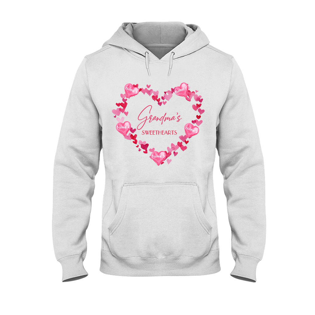 Les amoureux de grand-mère - T-shirt et sweat à capuche personnalisés pour la Saint-Valentin.
