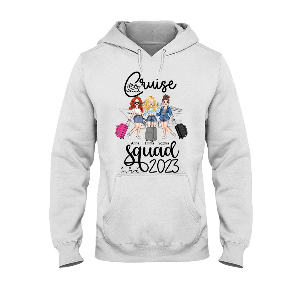 Équipe Croisière - Cadeau croisière pour amie, maman, sœur, fille - T-shirt et sweat à capuche personnalisés