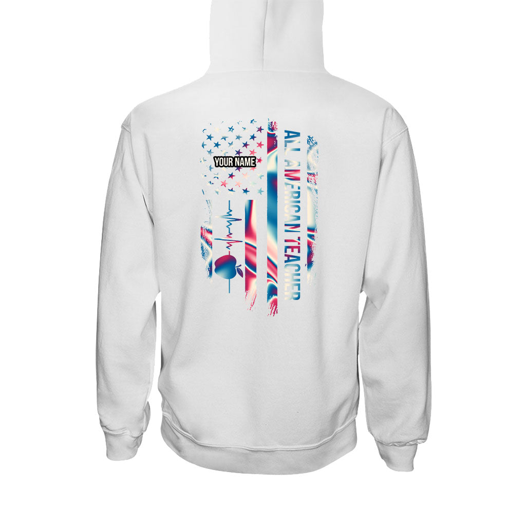 Professeur fier - T-shirt et sweat à capuche personnalisés pour la fête de l'indépendance