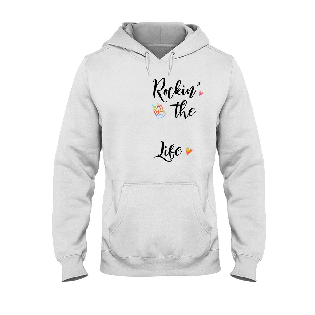 Rockin' The Nana Life - Personalized Grandma T-shirt and Hoodie 0921