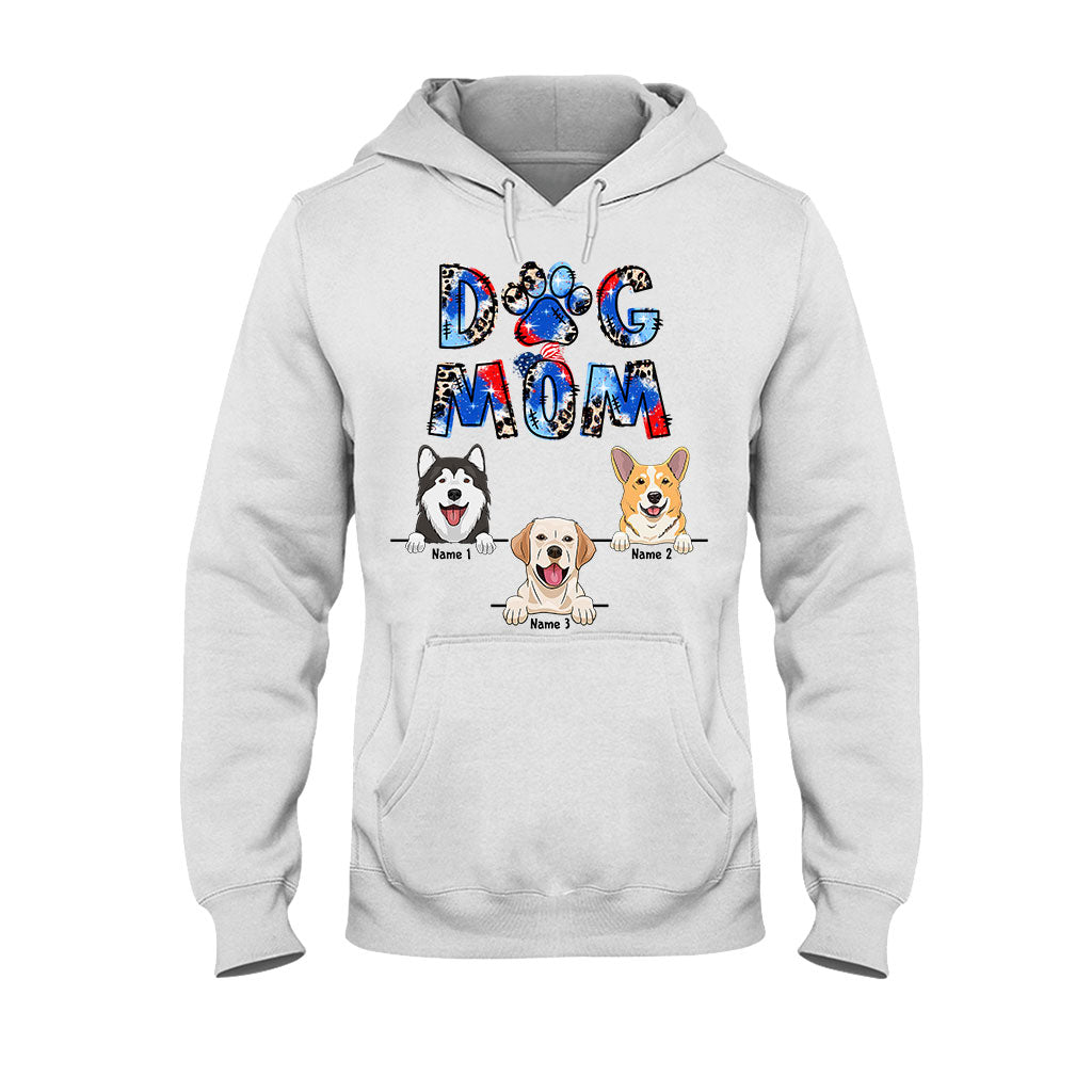 Maman de chien - T-shirt et sweat à capuche personnalisés pour la fête de l'Indépendance