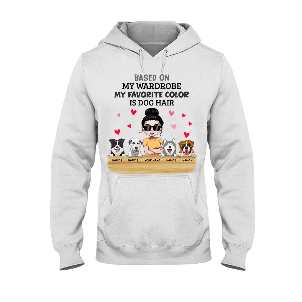 Ma couleur préférée, c'est le poil de chien - T-shirt et sweat à capuche personnalisés pour chien
