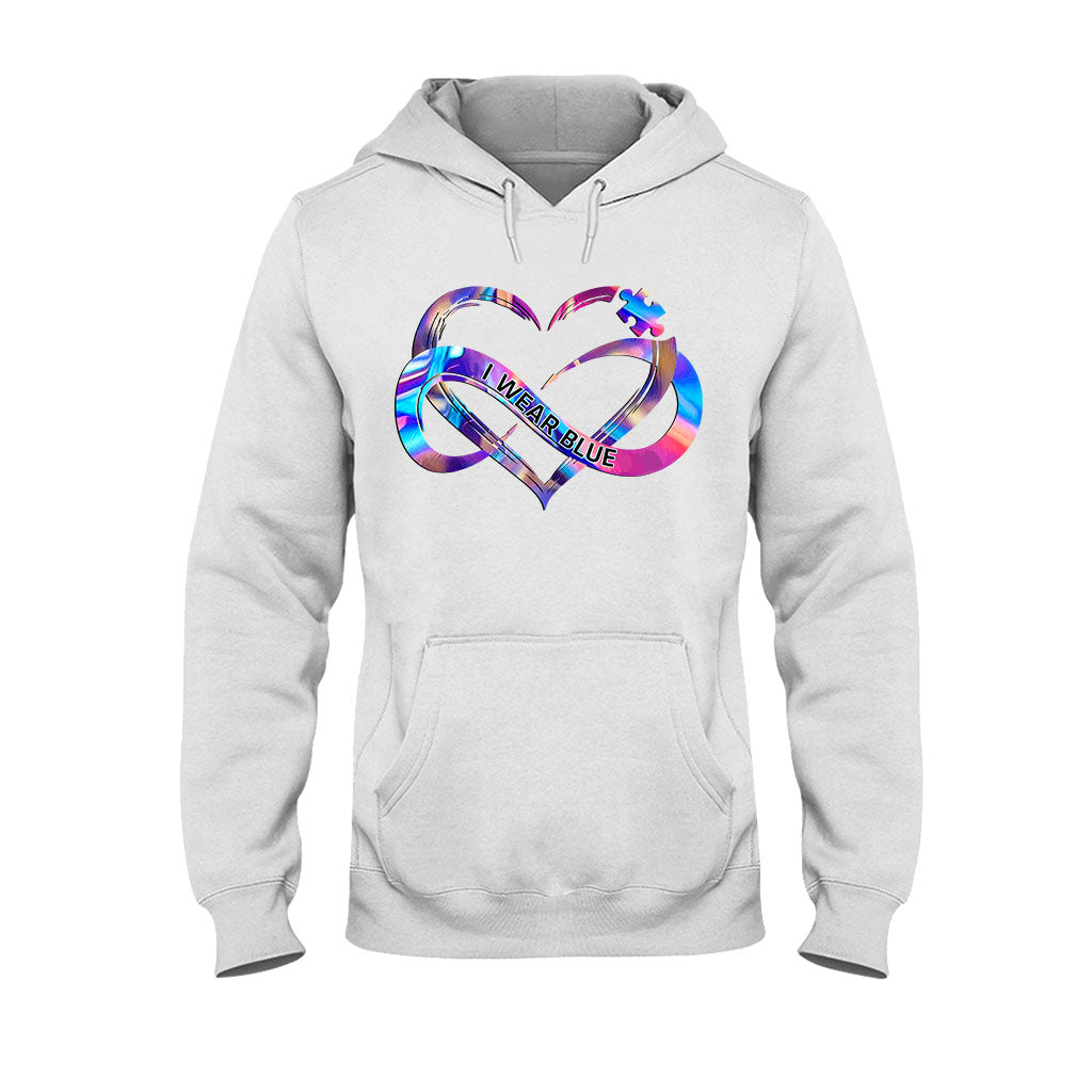 Je porte du bleu - T-shirt et sweat à capuche personnalisés pour la sensibilisation à l'autisme