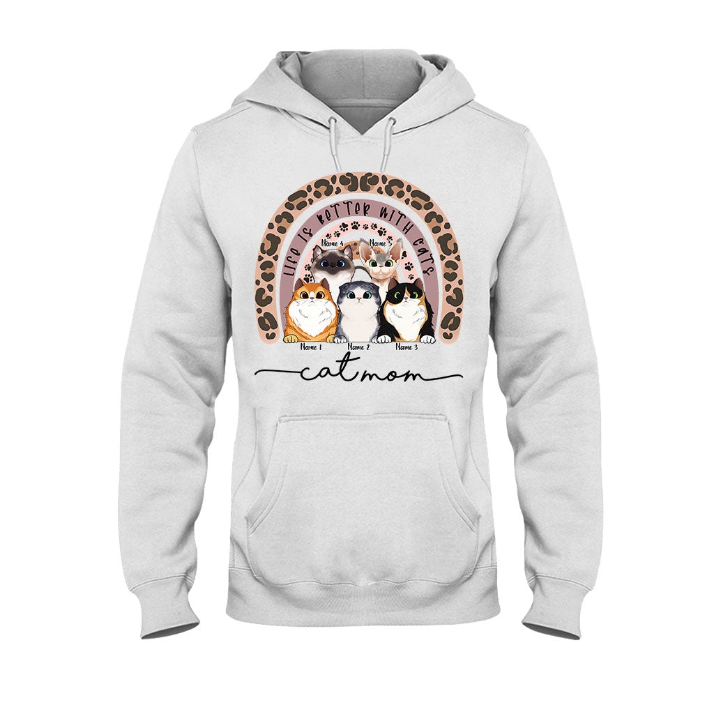 Maman Chat - T-shirt et sweat à capuche personnalisés pour chats
