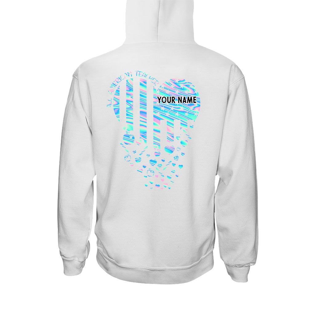 Professeur fier - T-shirt et sweat à capuche personnalisés pour la fête de l'indépendance