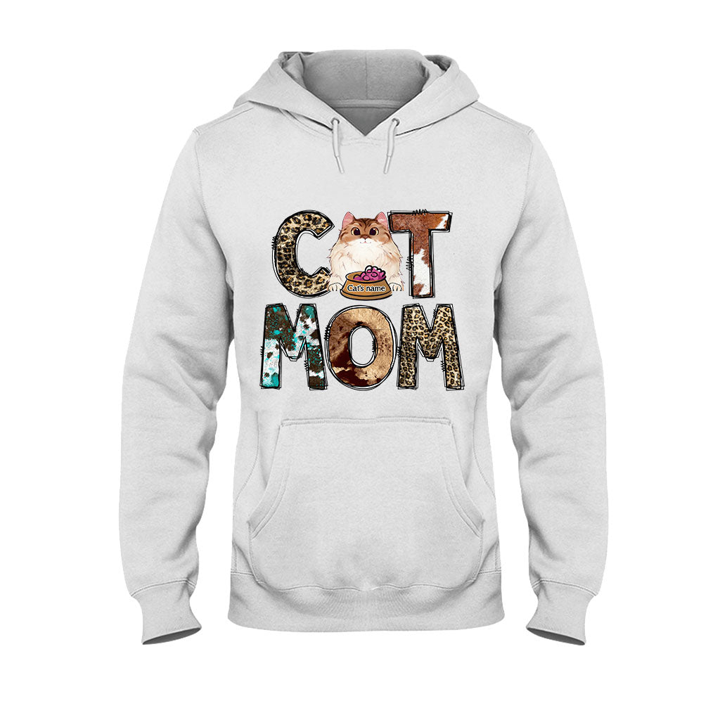 Maman Chat - T-shirt et sweat à capuche personnalisés pour la fête des mères et la fête des pères
