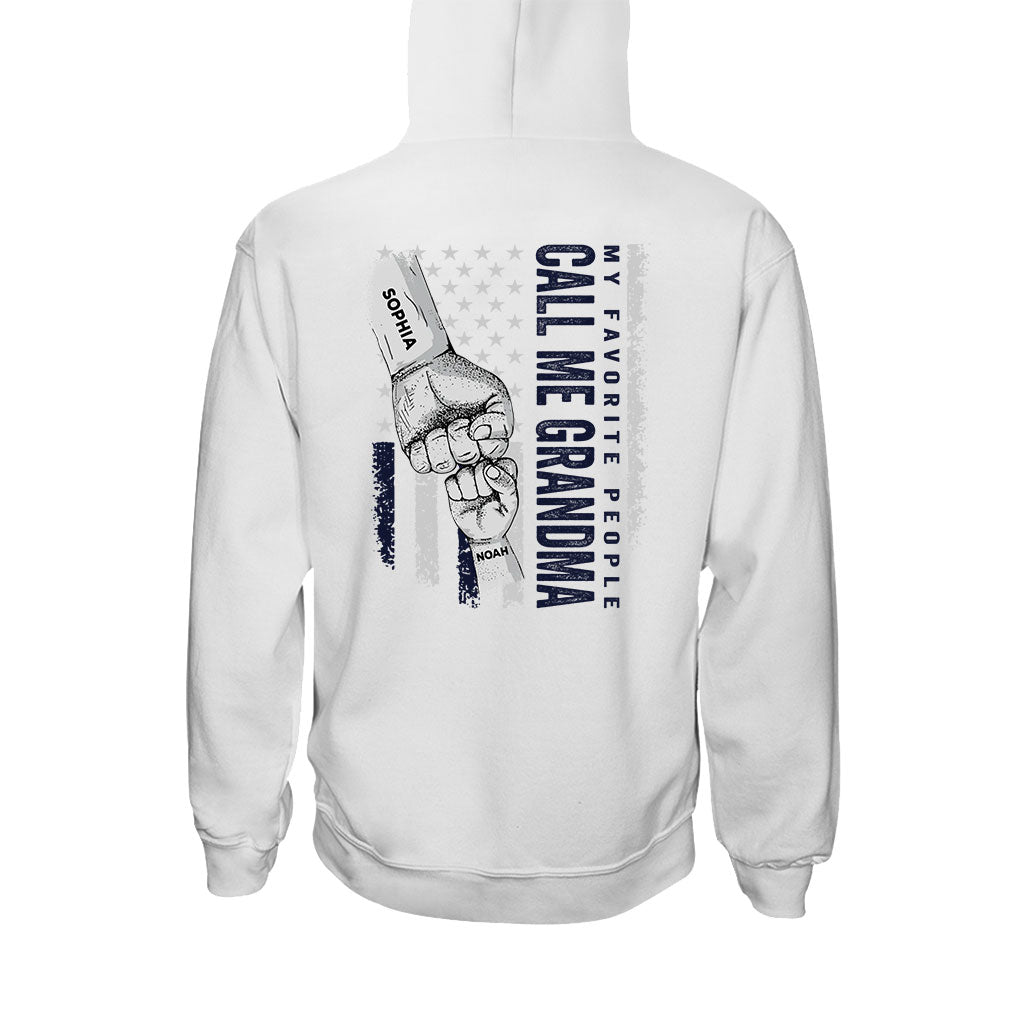 My Favorite People Call Me Grandma - Personalized Grandma T-shirt and Hoodie
