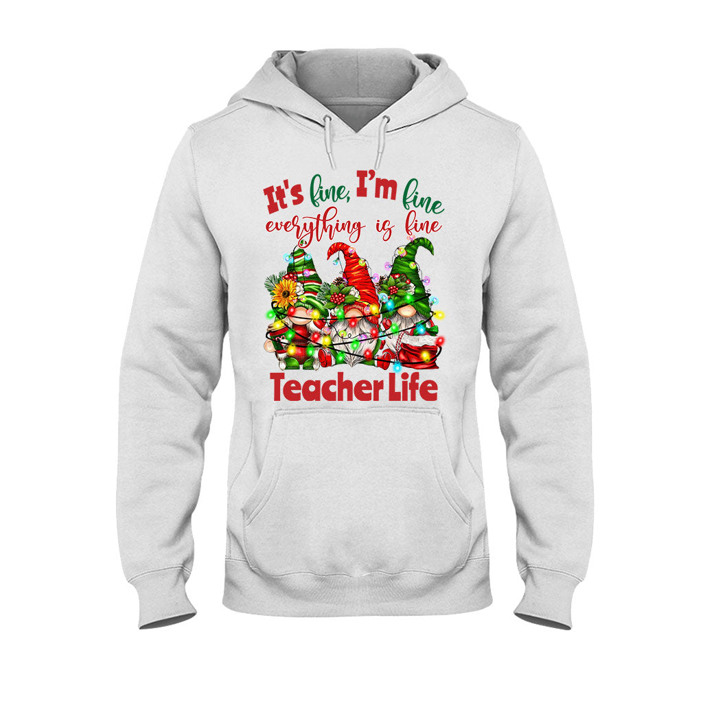 Tout va bien, je vais bien, tout va bien - T-shirt et sweat à capuche personnalisés pour enseignants