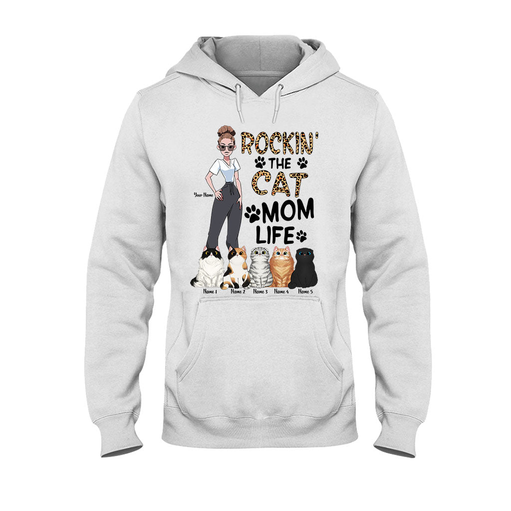 Vivez pleinement votre vie de maman chat ! - T-shirt et sweat à capuche personnalisés pour chats