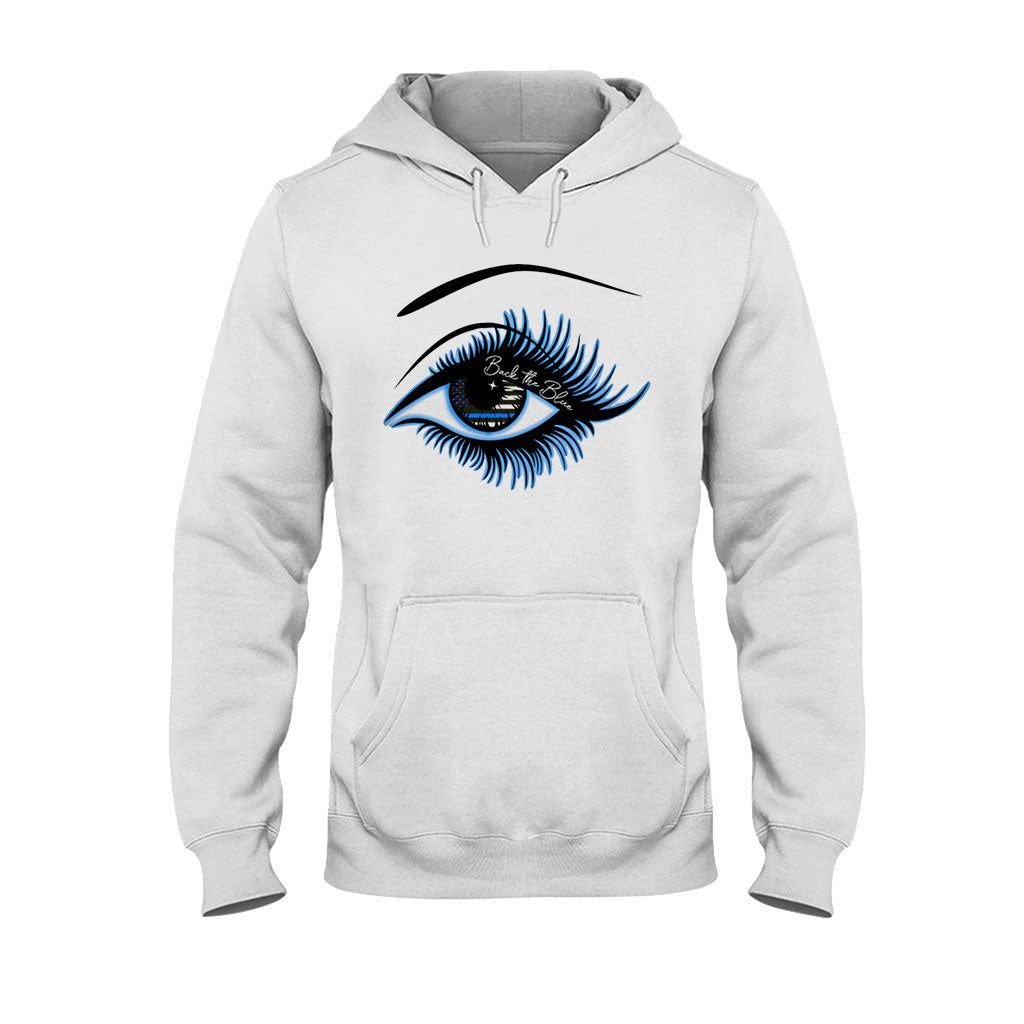 T-shirt et sweat à capuche Blue Line Eye - Policier 062021