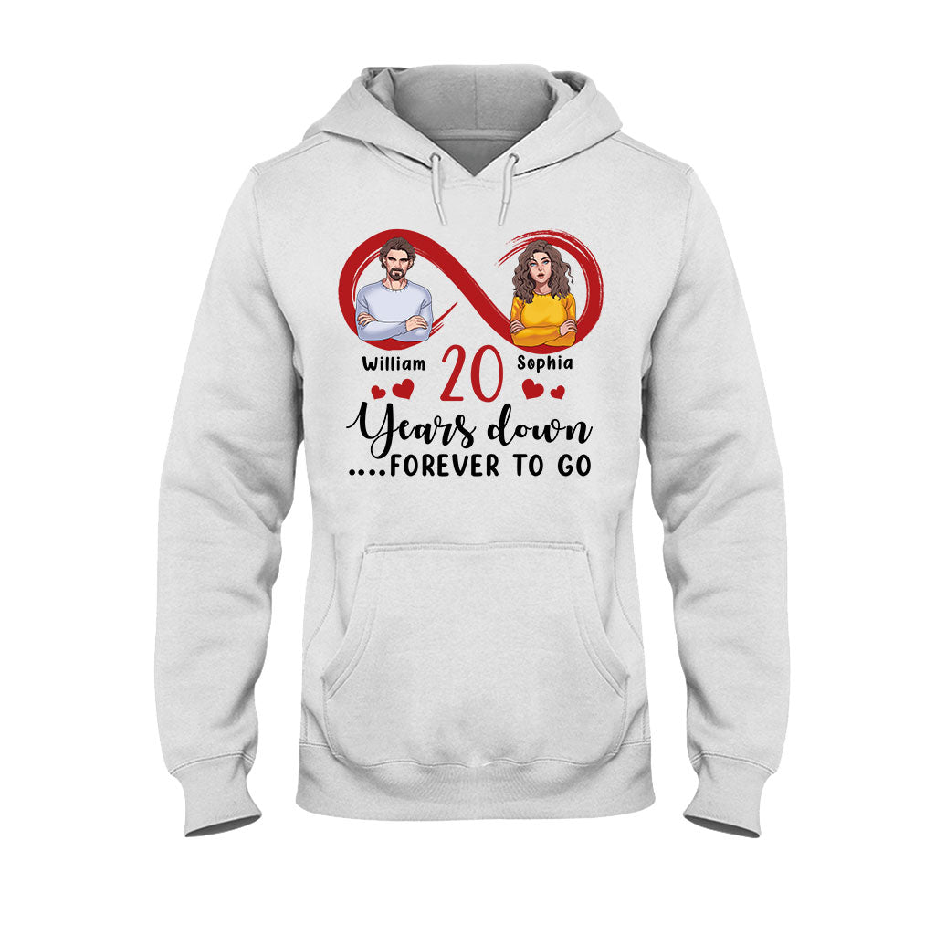 Pour toujours ensemble - T-shirt et sweat à capuche personnalisés pour couples