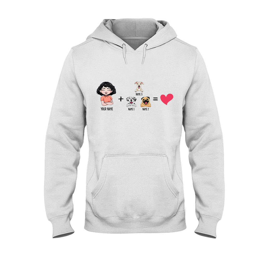 Moi avec les chiens - T-shirt et sweat à capuche personnalisés pour chiens