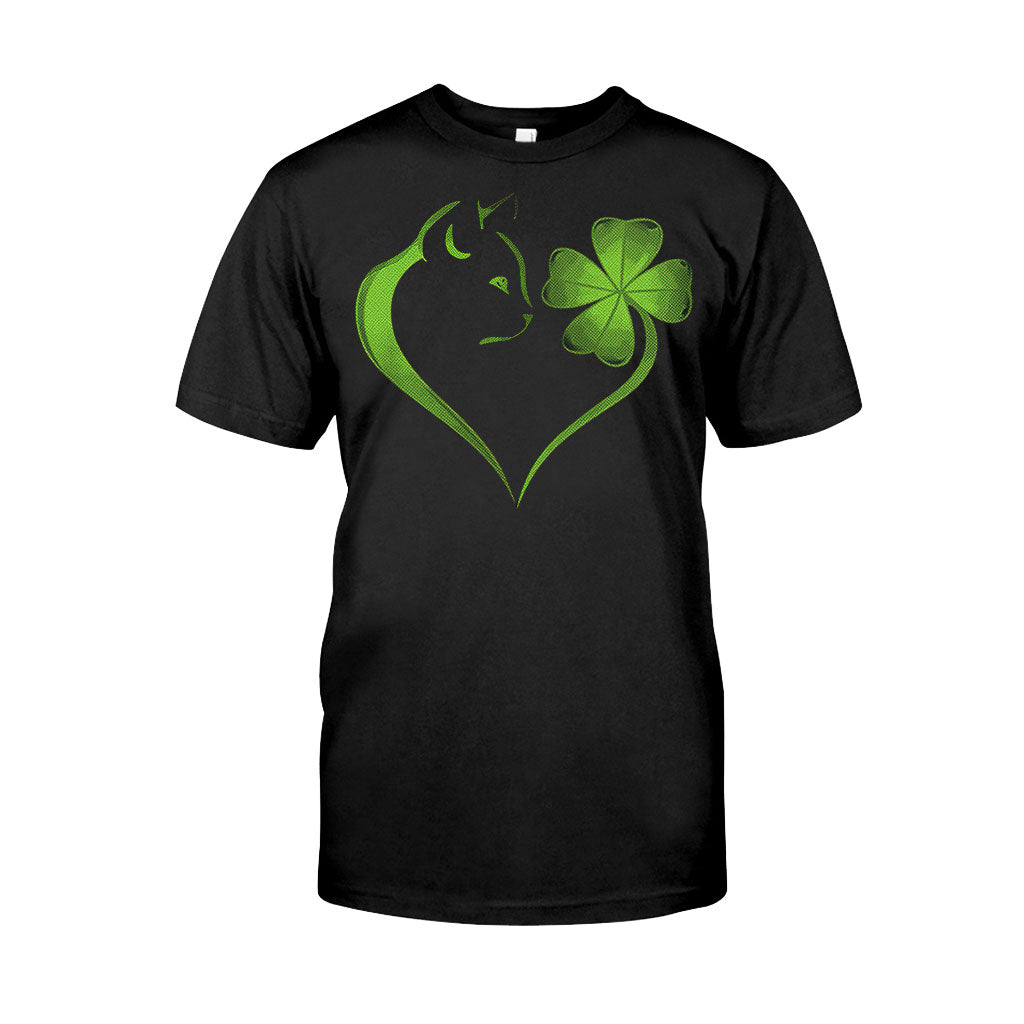 T-shirt et sweat à capuche Cat Heart Irish 0119