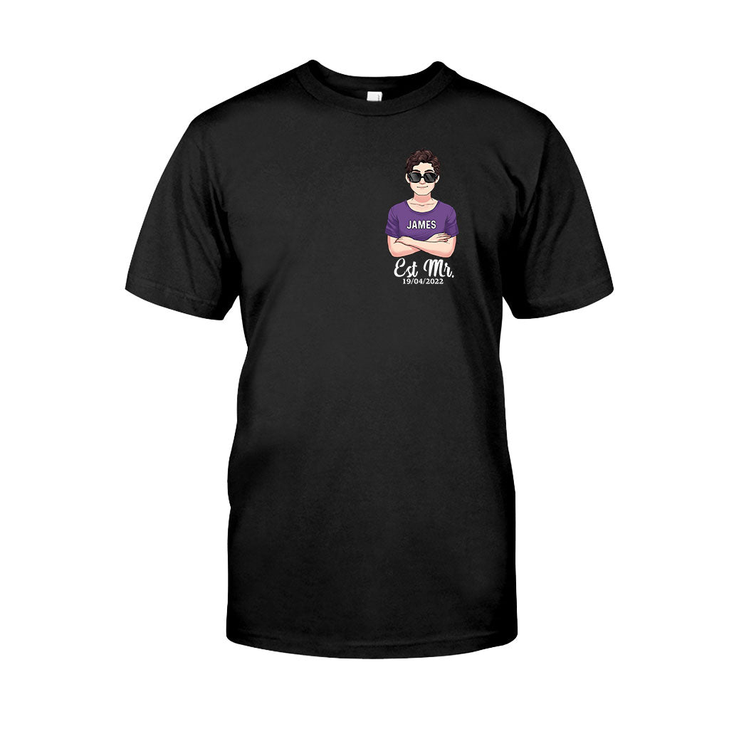 Monsieur et Madame - T-shirt et sweat à capuche personnalisés pour couples