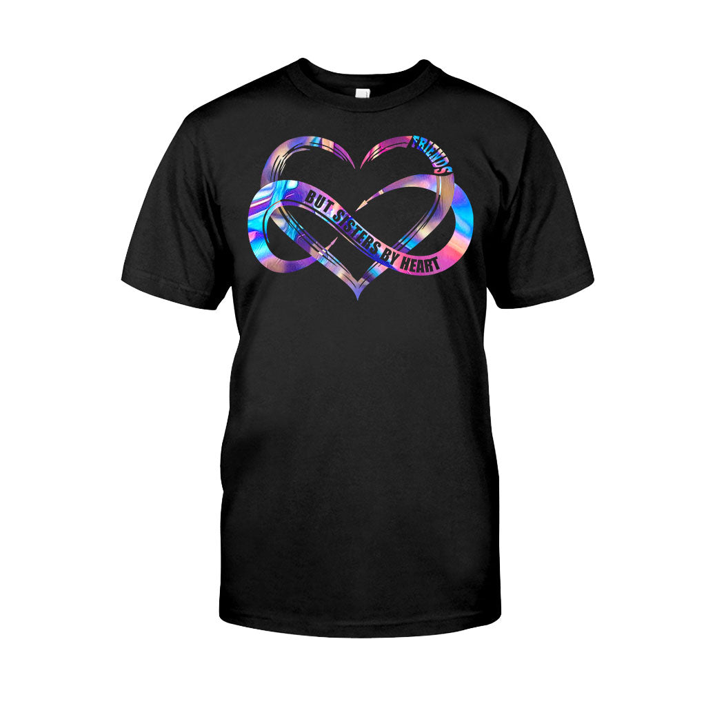 Pas sœurs de sang, mais sœurs de cœur - T-shirt et sweat à capuche personnalisés pour meilleures amies
