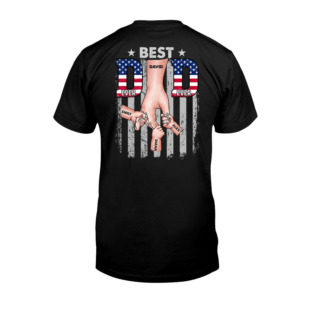 Best Dad Ever - Personalized Father T-shirt and Hoodie