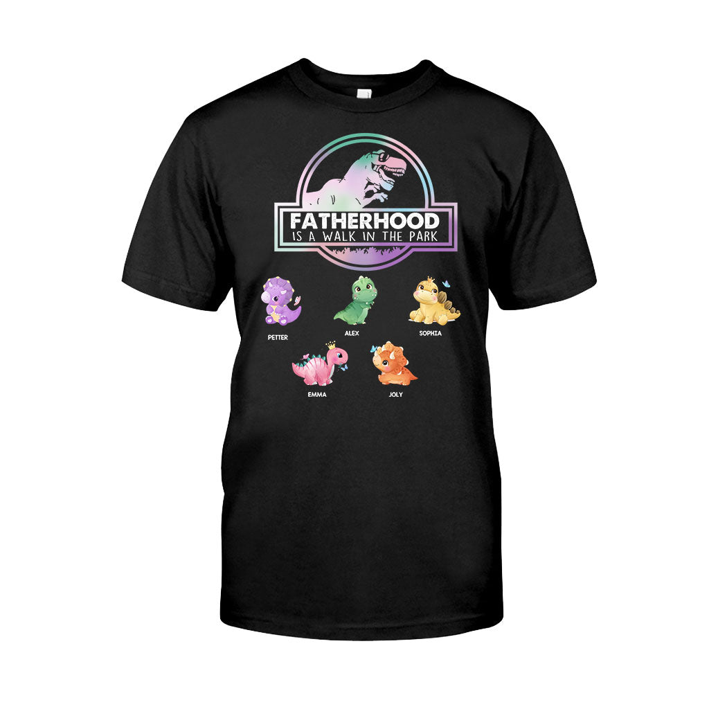 Être père, c'est comme marcher - Cadeau pour papa, grand-père - T-shirt et sweat à capuche personnalisés