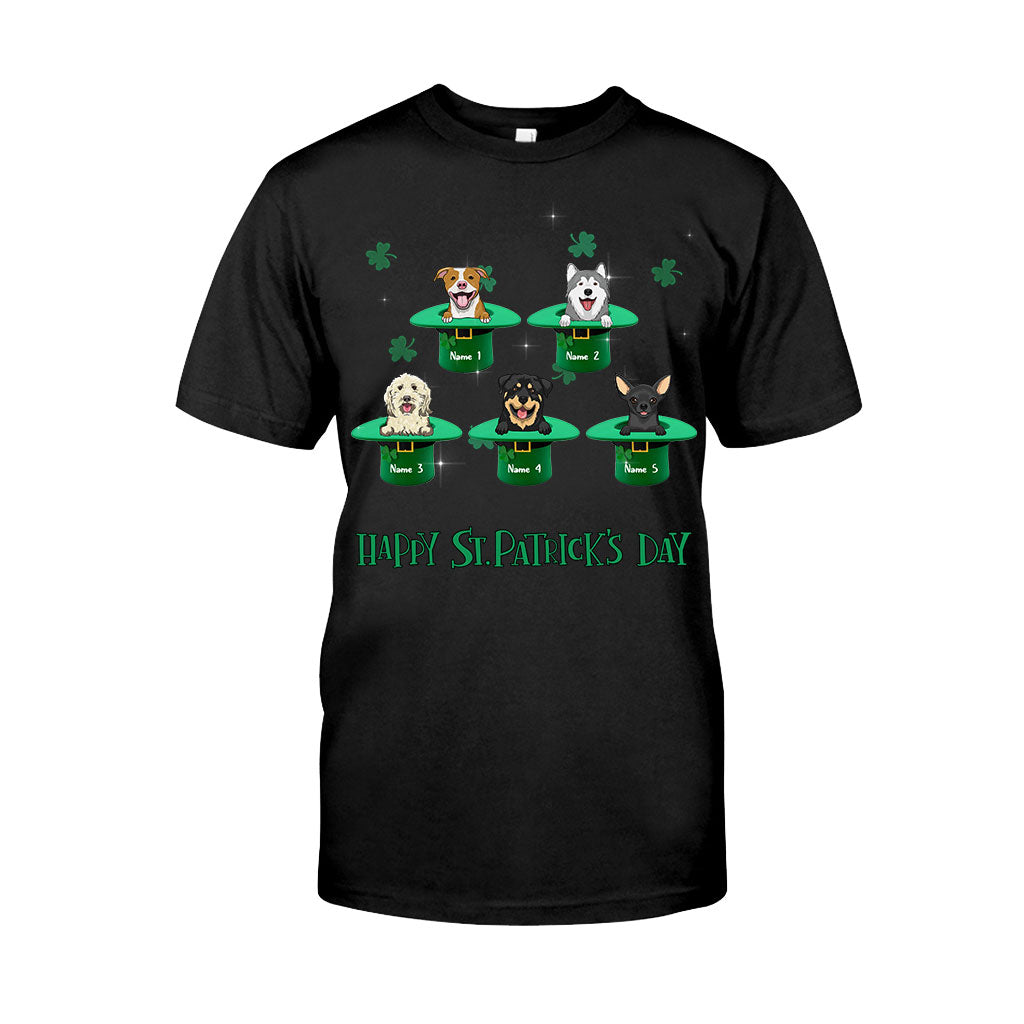 Mes porte-bonheur - T-shirt et sweat à capuche personnalisés pour chien pour la Saint-Patrick