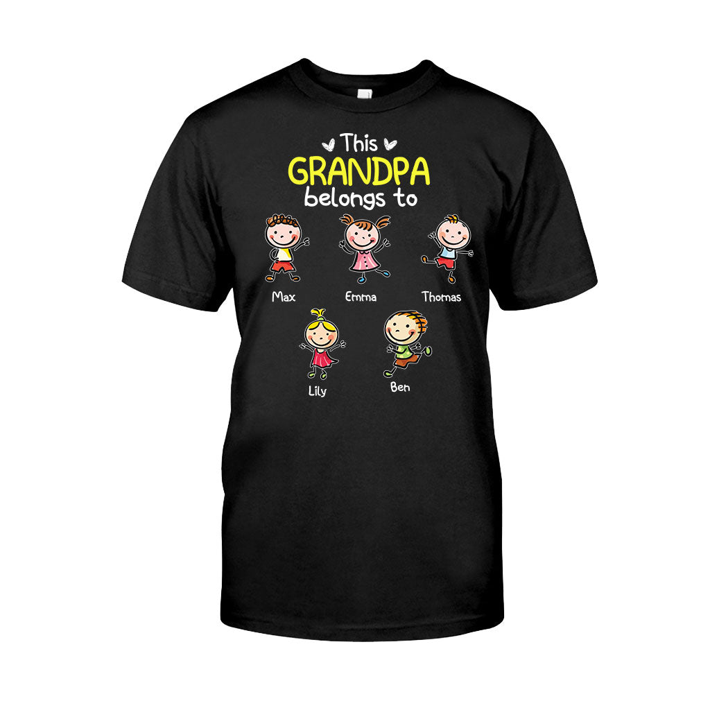 On t'aime - Cadeau pour grand-mère, papa, maman, grand-père - T-shirt et sweat à capuche personnalisés