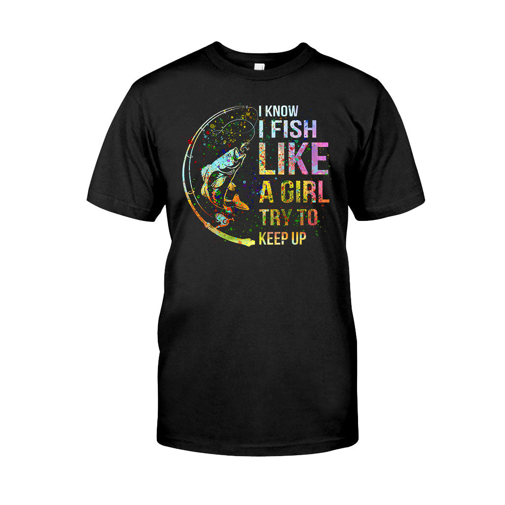 Essayez de suivre le rythme - T-shirt et sweat à capuche de pêche 112021