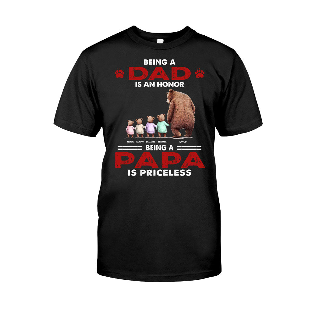 Papa Ours Inestimable - T-shirt et sweat à capuche personnalisés pour la fête des pères - Grand-père