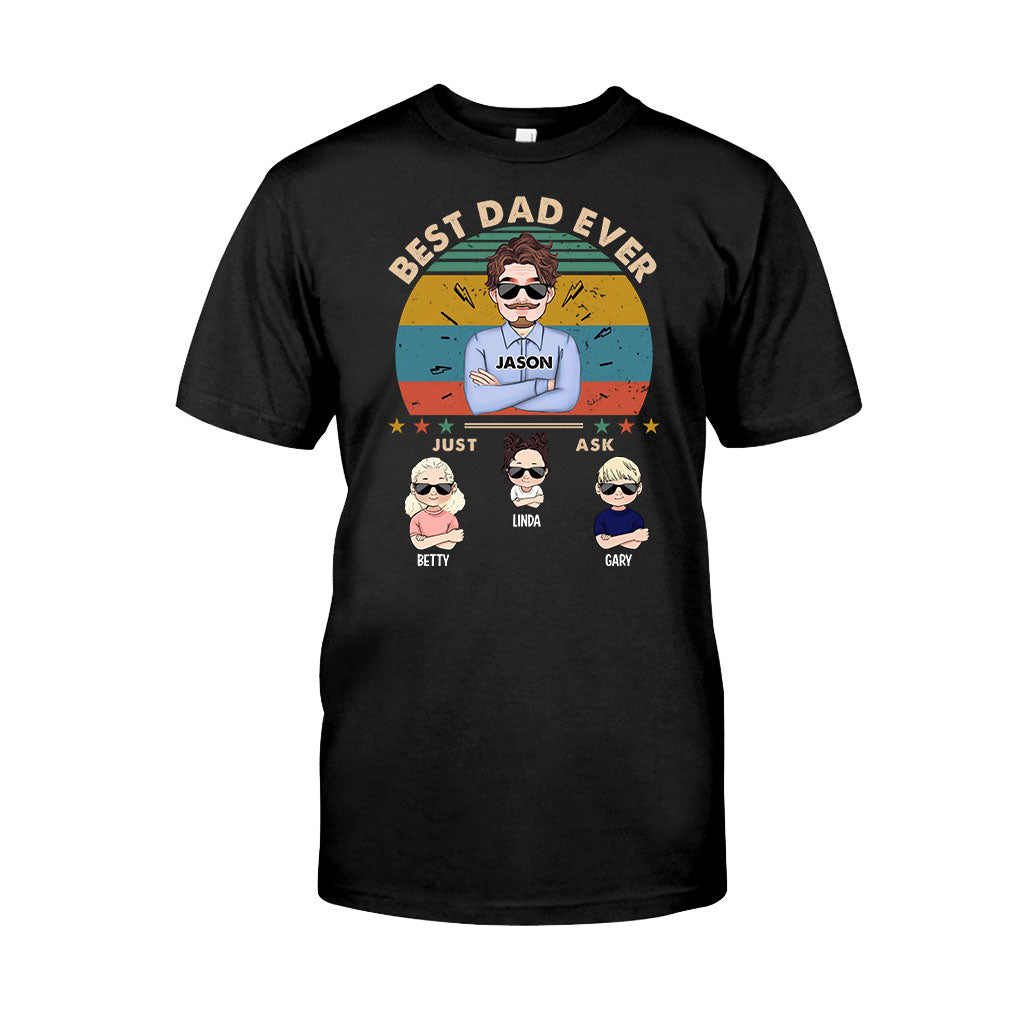 Meilleur papa du monde - T-shirt et sweat à capuche personnalisés pour papa