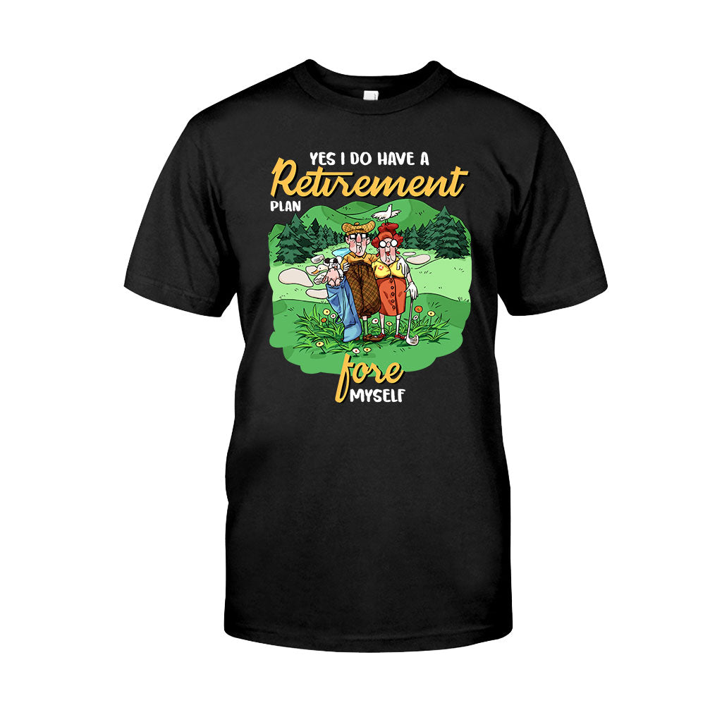 Oui, j'ai un plan de retraite - T-shirt et sweat à capuche de golf