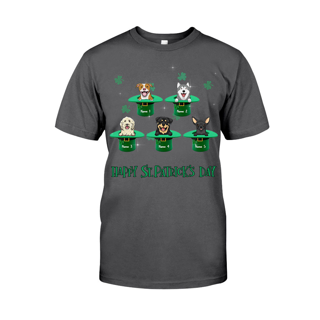 Mes porte-bonheur - T-shirt et sweat à capuche personnalisés pour chien pour la Saint-Patrick
