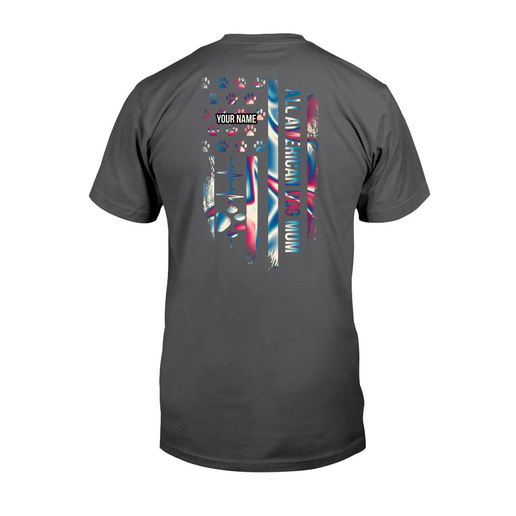 Fière maman de chien - T-shirt et sweat à capuche personnalisés pour la fête de l'Indépendance