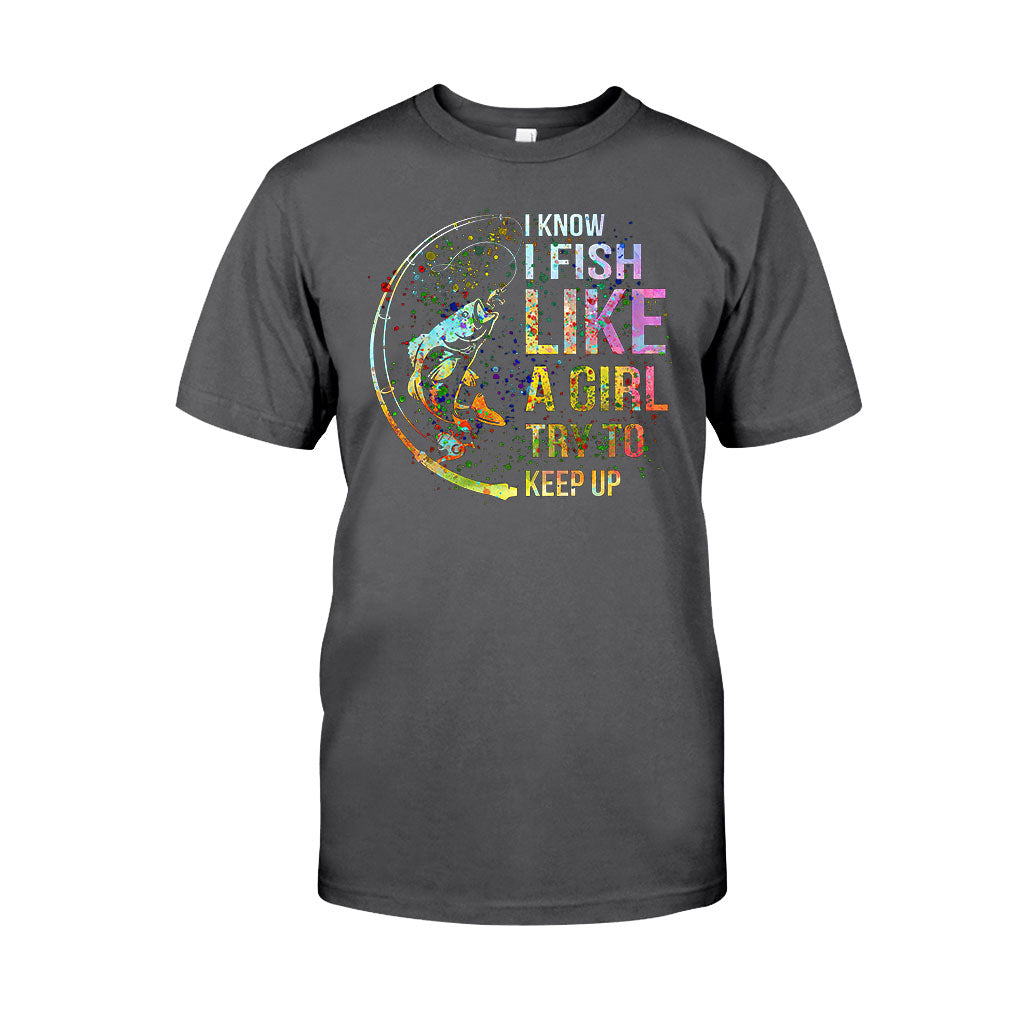 Essayez de suivre le rythme - T-shirt et sweat à capuche de pêche 112021