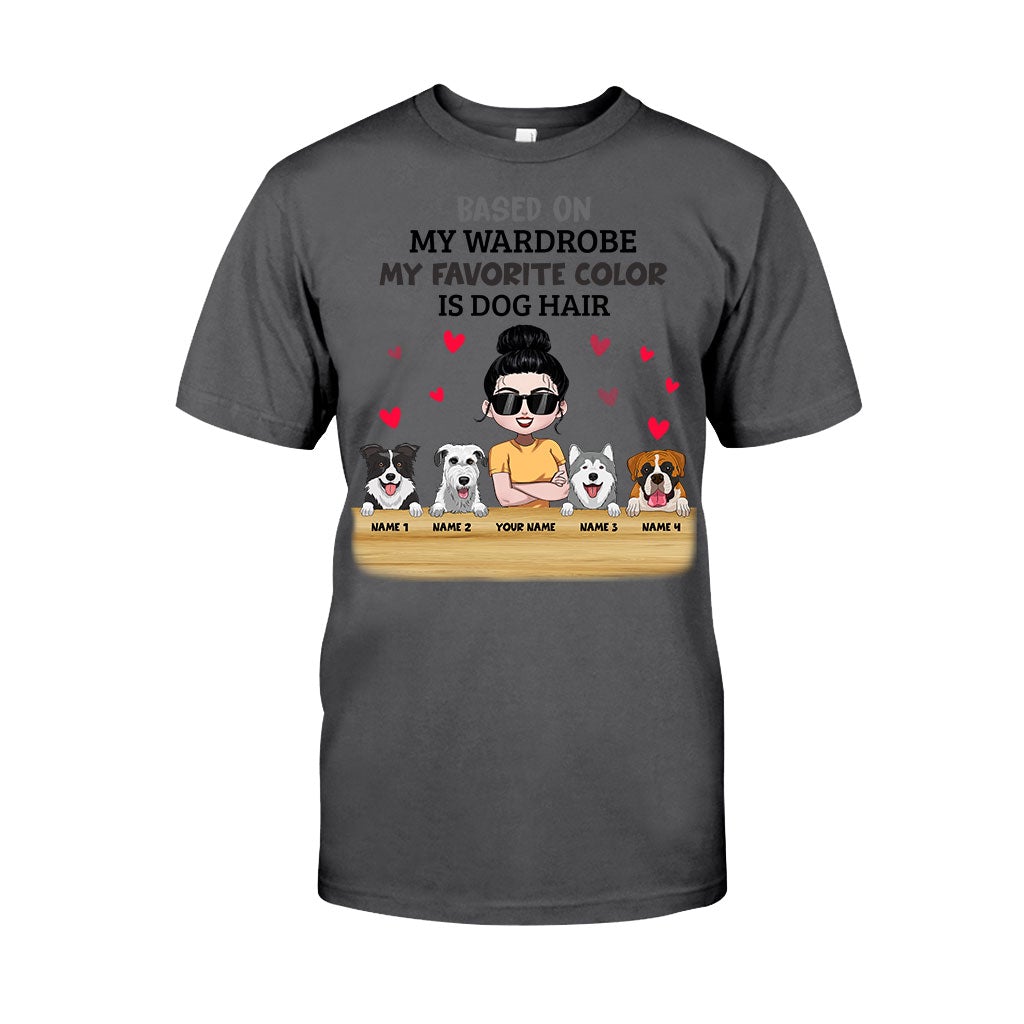 Ma couleur préférée, c'est le poil de chien - T-shirt et sweat à capuche personnalisés pour chien
