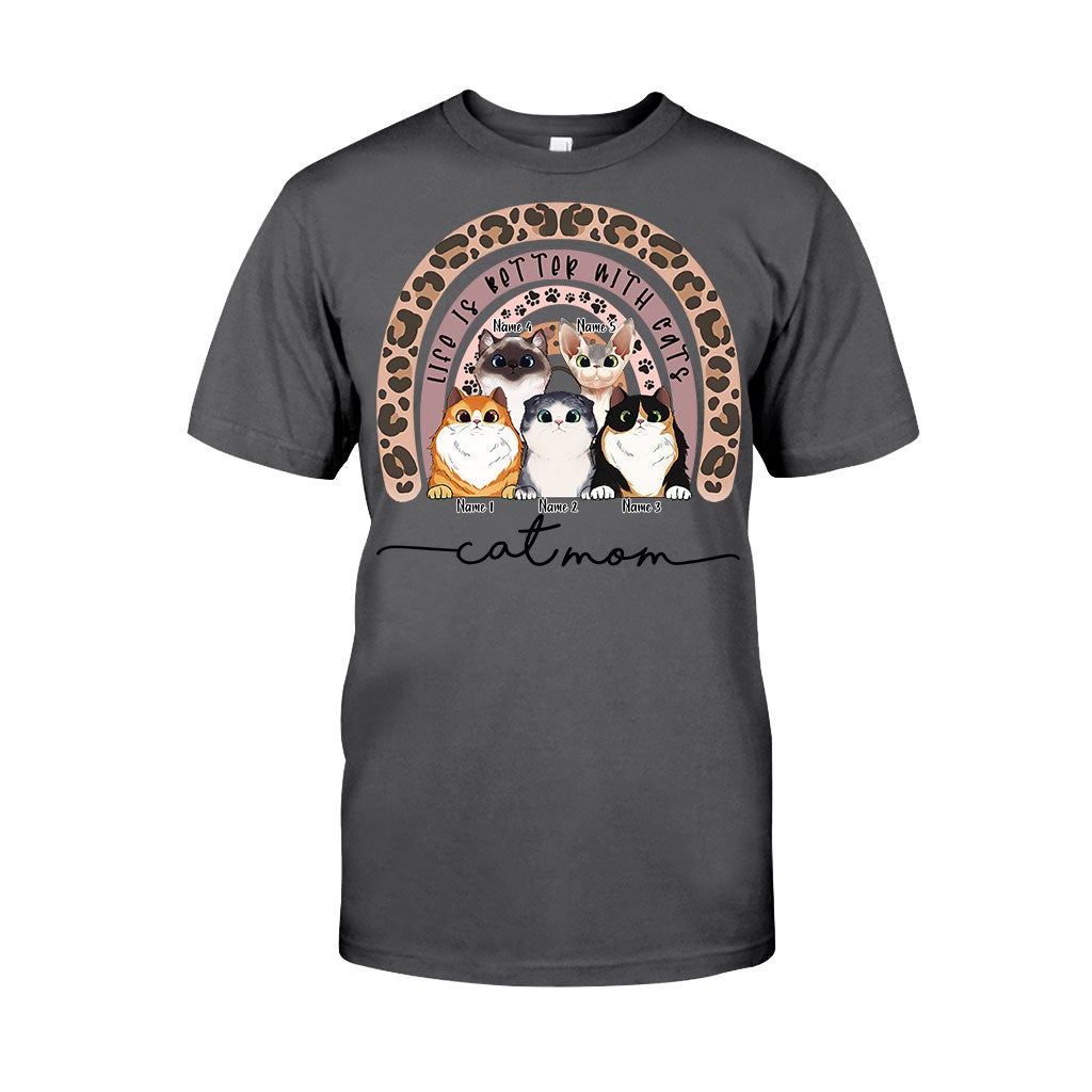 Maman Chat - T-shirt et sweat à capuche personnalisés pour chats