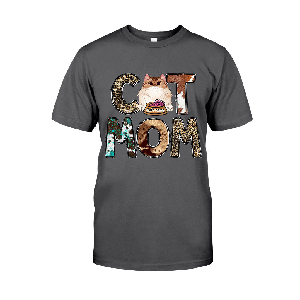 Maman Chat - T-shirt et sweat à capuche personnalisés pour la fête des mères et la fête des pères