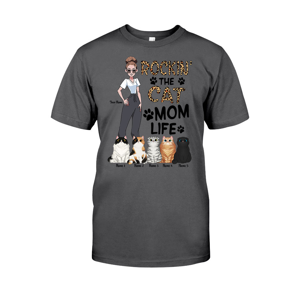 Vivez pleinement votre vie de maman chat ! - T-shirt et sweat à capuche personnalisés pour chats