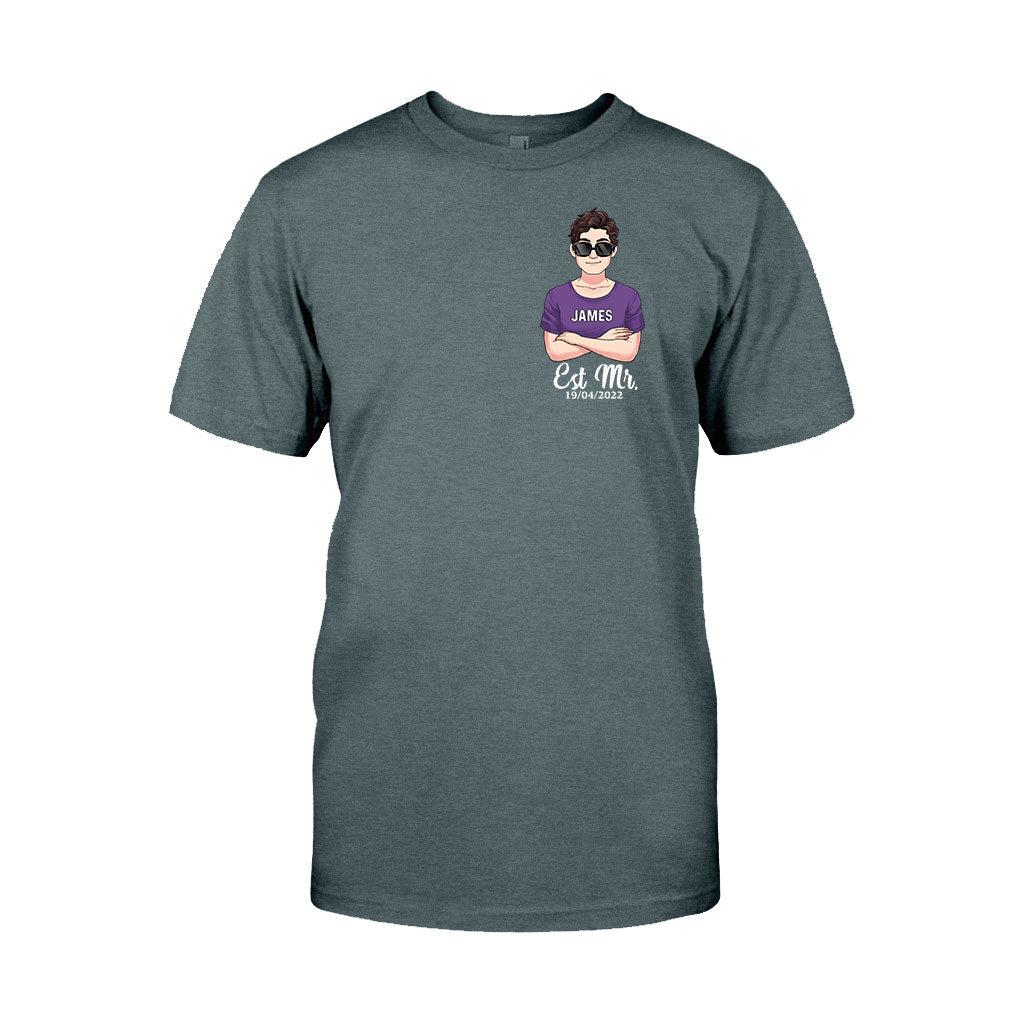 Monsieur et Madame - T-shirt et sweat à capuche personnalisés pour couples