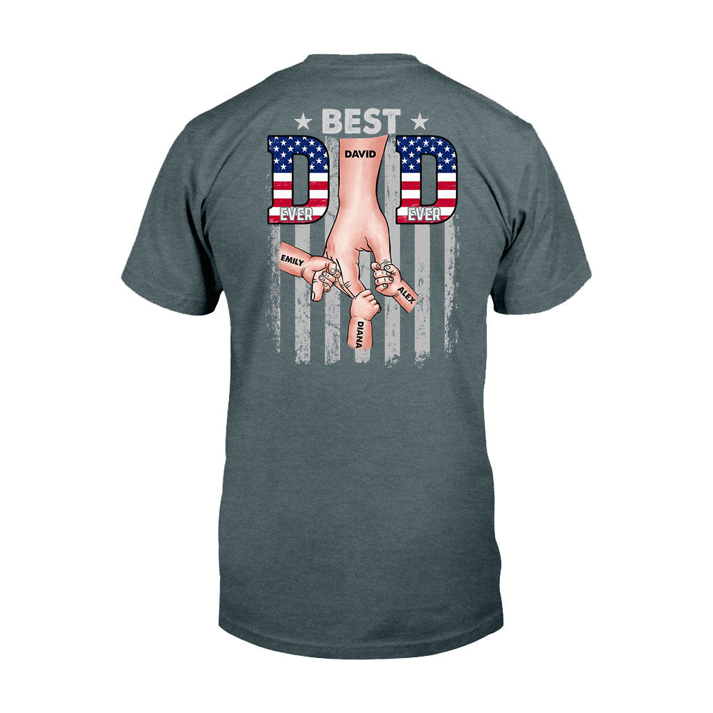 Best Dad Ever - Personalized Father T-shirt and Hoodie