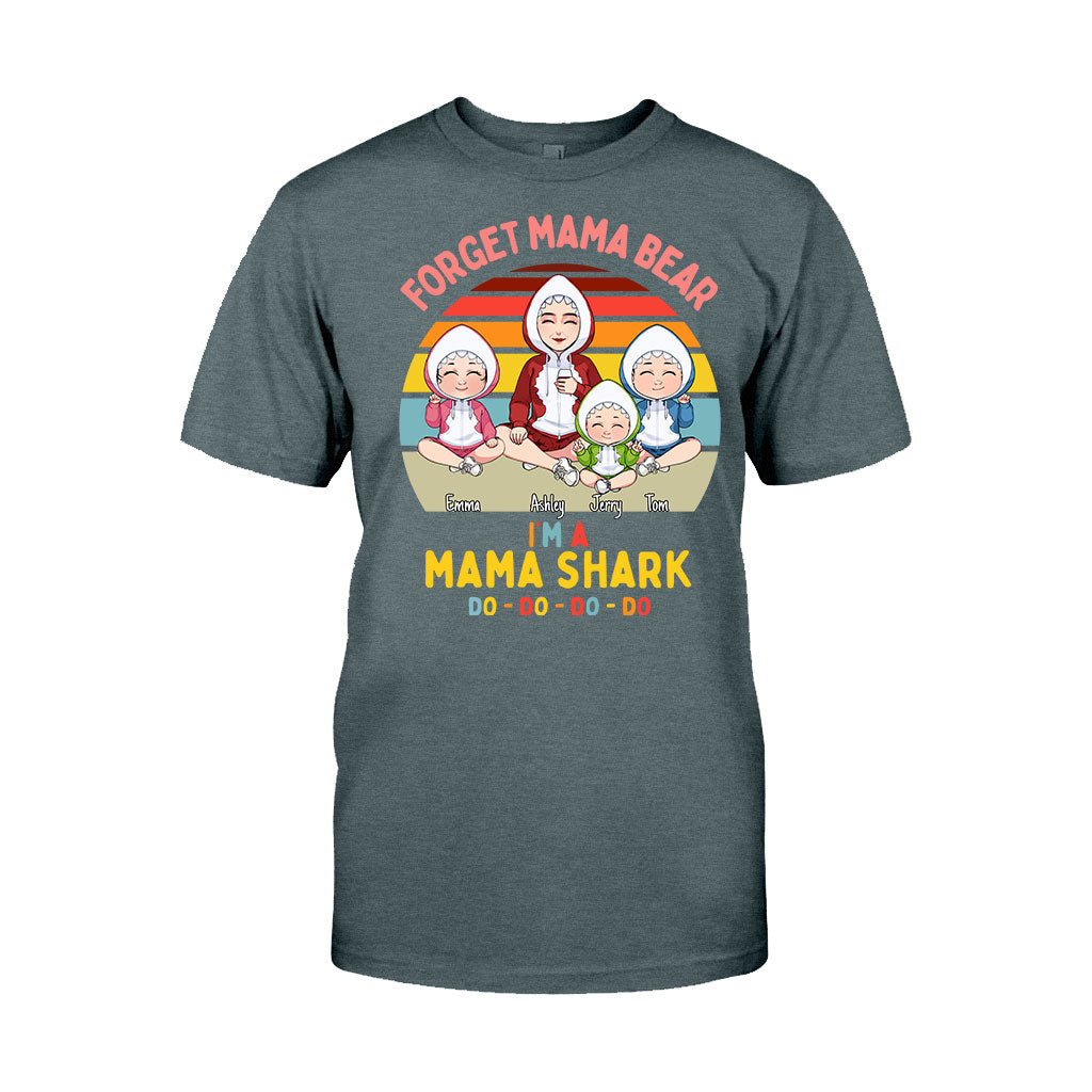Maman Requin Do Do Do - Cadeau pour maman, papa, grand-mère, grand-père, tante, oncle, amoureux des requins - T-shirt et sweat à capuche personnalisés