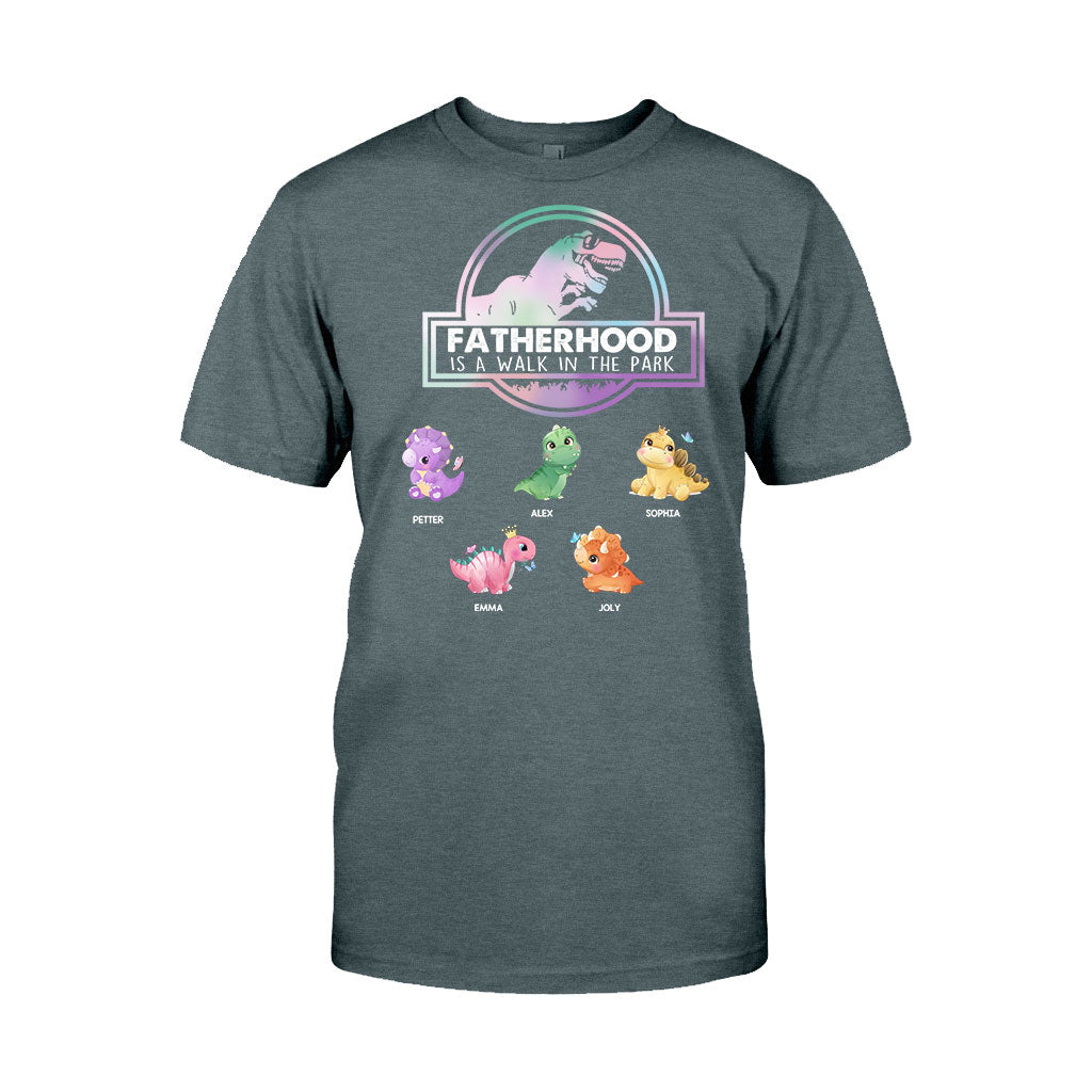 Être père, c'est comme marcher - Cadeau pour papa, grand-père - T-shirt et sweat à capuche personnalisés