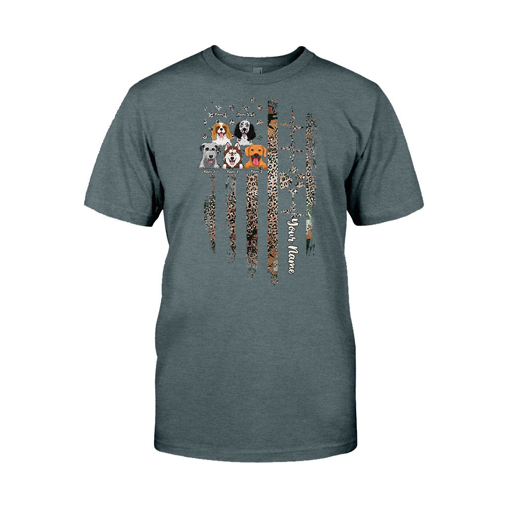 J'aime mes chiens - T-shirt et sweat à capuche personnalisés pour la fête de l'Indépendance