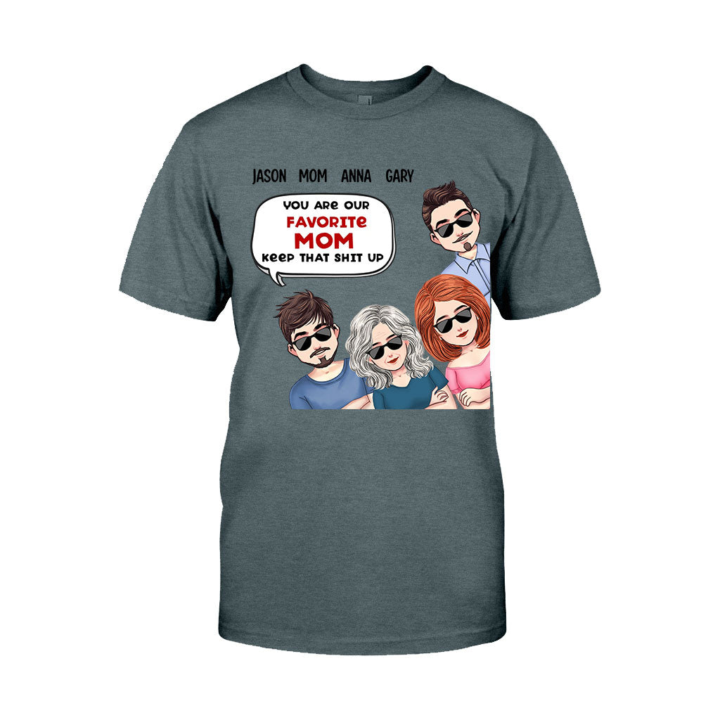 Tu es notre maman préférée - T-shirt et sweat à capuche personnalisés pour la fête des mères