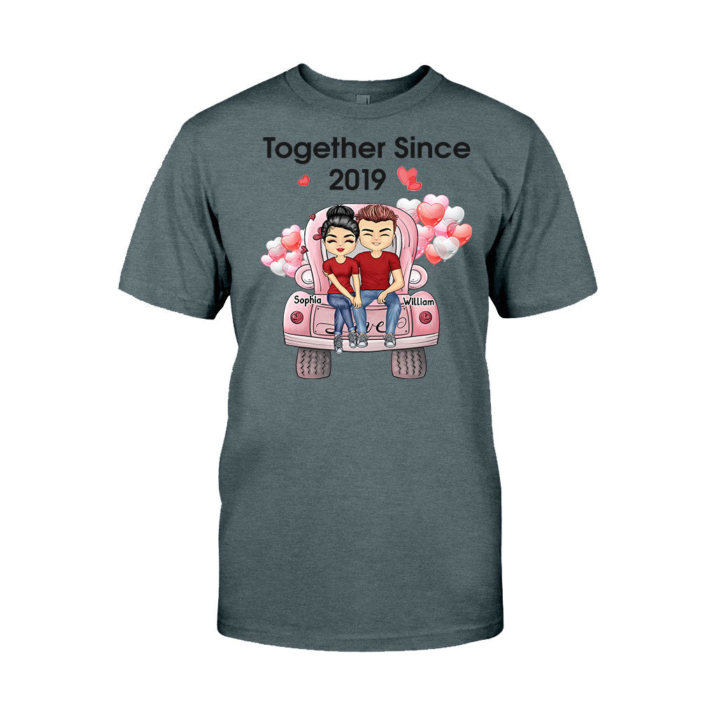 Ensemble depuis - T-shirt et sweat à capuche personnalisés pour couples