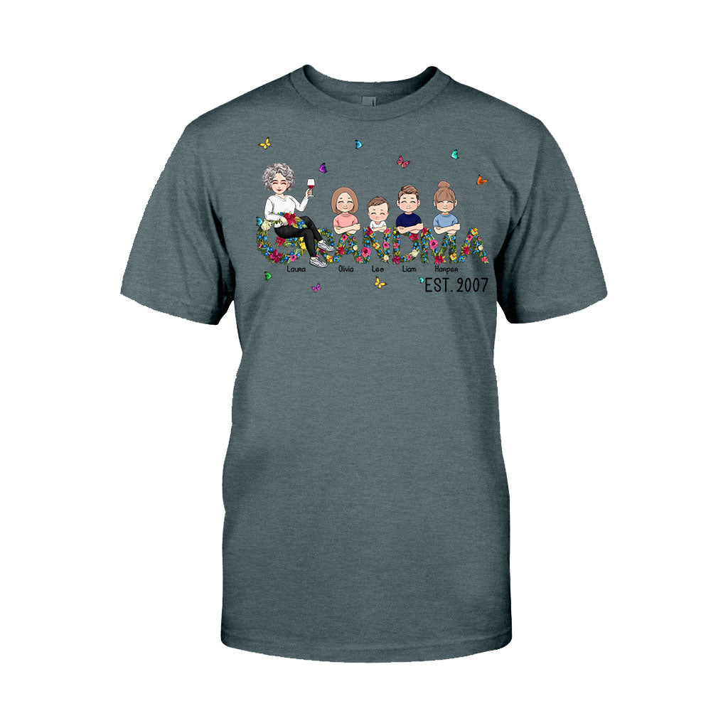 Grand-mère depuis toujours - T-shirt et sweat à capuche personnalisés pour la fête des mères
